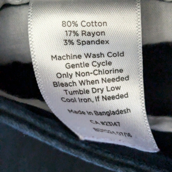 FINAL DAYS $5 Talbots Curvy Black Pants with Zipper Details Size 14P - Picture 10 of 10